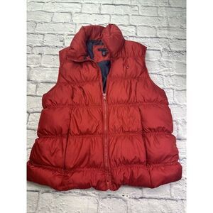 Tommy Hilfiger Red Puffer Vest